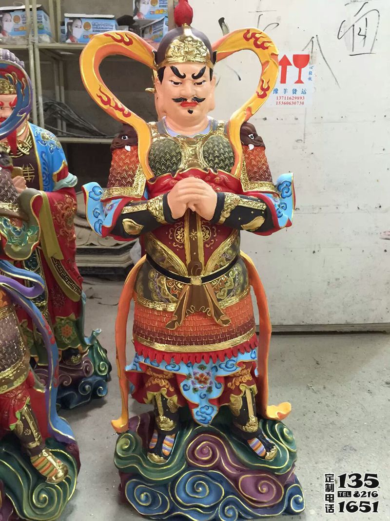 菩薩玻璃鋼彩繪寺廟二十四諸天雕塑 菩薩玻璃鋼彩繪寺廟二十四諸天雕塑