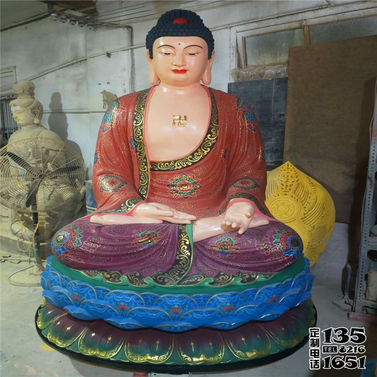 玻璃鋼彩繪戶外景區大型供奉神佛三寶佛雕塑 玻璃鋼彩繪戶外景區大型供奉神佛三寶佛雕塑