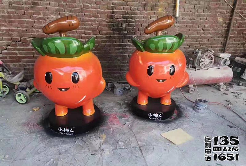 戶外幼兒園玻璃鋼卡通南瓜公仔雕塑 戶外幼兒園玻璃鋼卡通南瓜公仔雕塑