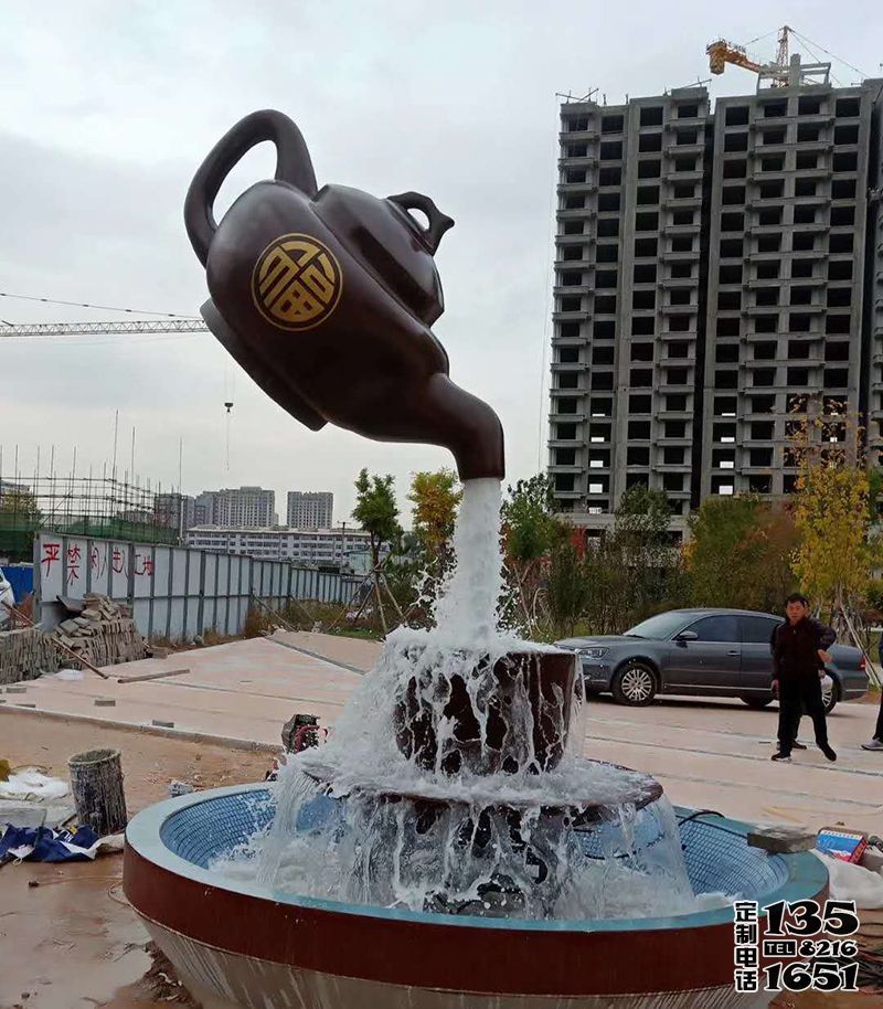 景區(qū)大型戶(hù)外景觀玻璃鋼仿銅懸浮流水天壺雕塑 景區(qū)大型戶(hù)外景觀玻璃鋼仿銅懸浮流水天壺雕塑