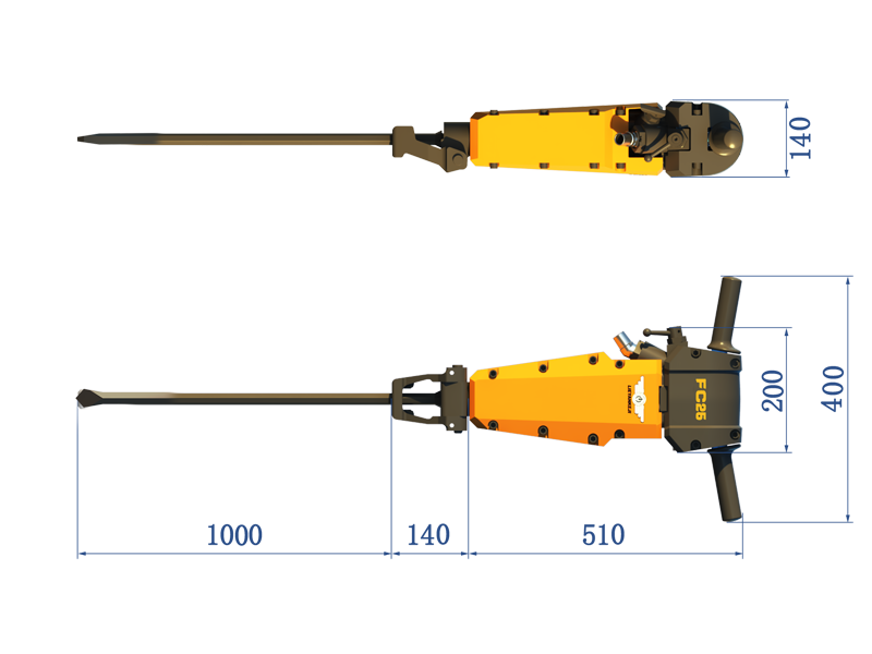 FG25手持式氣動鑿巖機 FG25手持式氣動鑿巖機